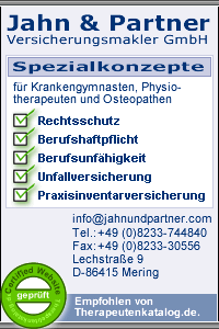 Jahn & Partner Versicherungsmakler GmbH - Versicherungen für Physiotherapeuten
